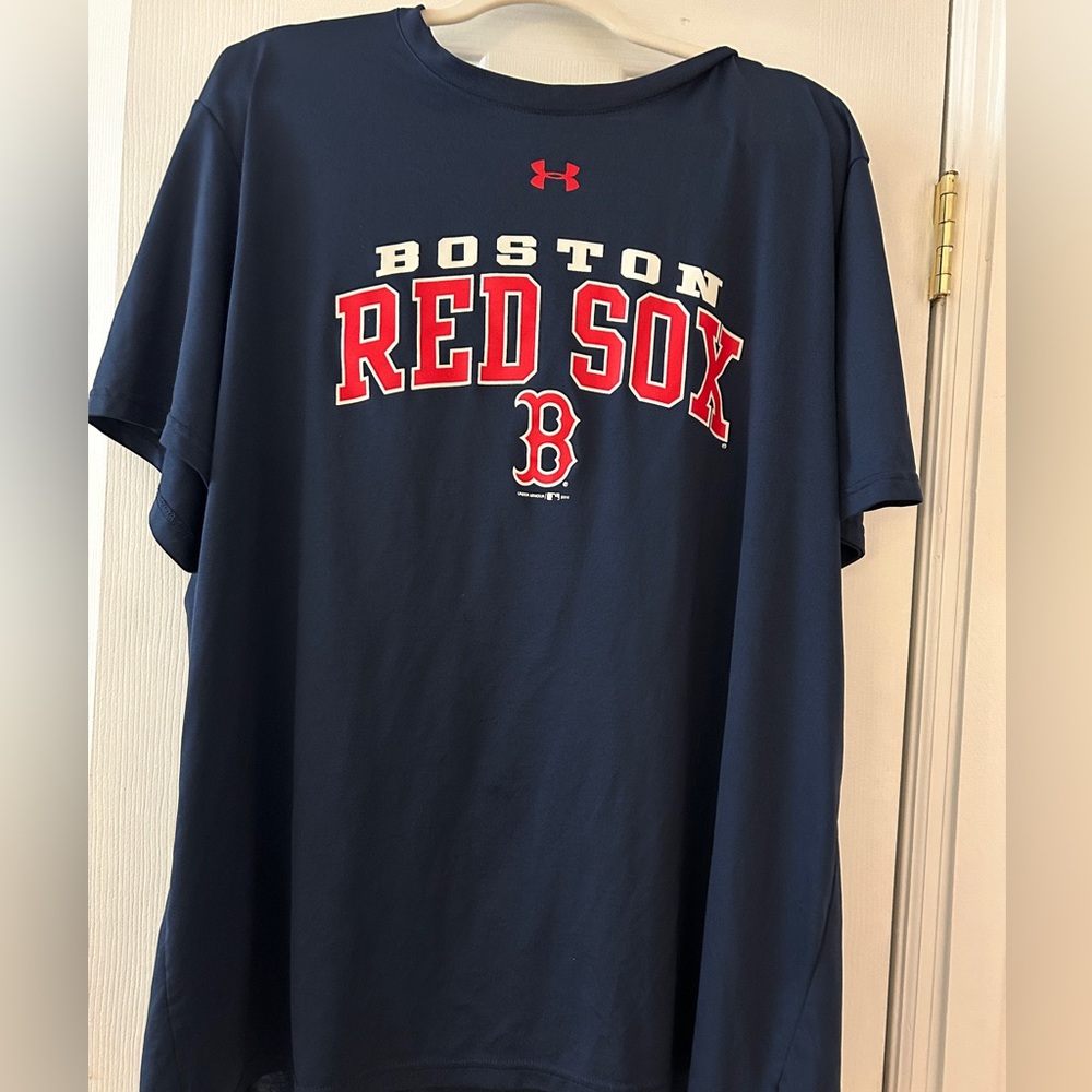 Under Armour Navy Boston Red Sox Short Sleeve Tee loose fit 3x men’s shirt 2014